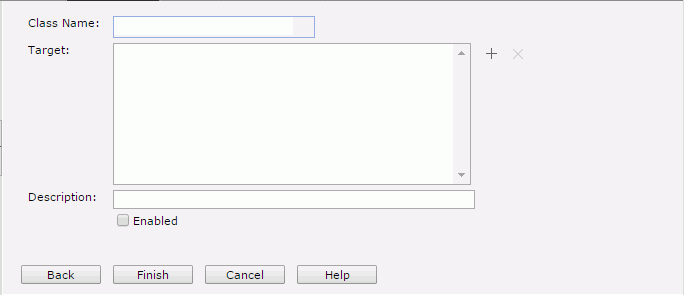 New Dashboard Listener dialog